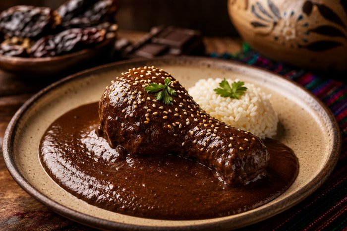 Mole Poblano con Pollo